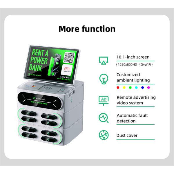 Bajie Charging NFC Payment Mobile Phone Vending Machines Terminal Shared Power Bank Charging Station Suitable for Shopping Malls