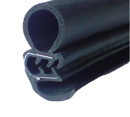 Selo de borracha de extrusão EPDM certificado ISO9001 2015 para proteção de porta personalizada
