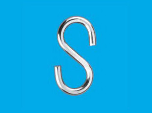 Silver S Shape Stainless Steel Kitchen Hanging Hanger Hooks Holder Clasp