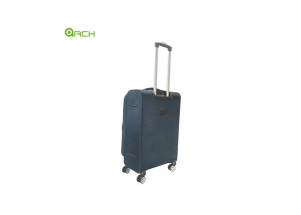 1680d Polyester Luggage Trolley Case with Two Front Pockets and Spinner Wheels
