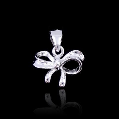 Pendente de prata robusto da forma da roseta das meninas/joia fina bonito para a criança