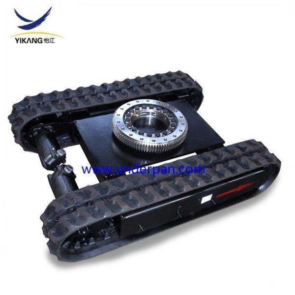 Spanish custom 5 ton small rubberl track undercarriage for mini excavator drilling rig crane