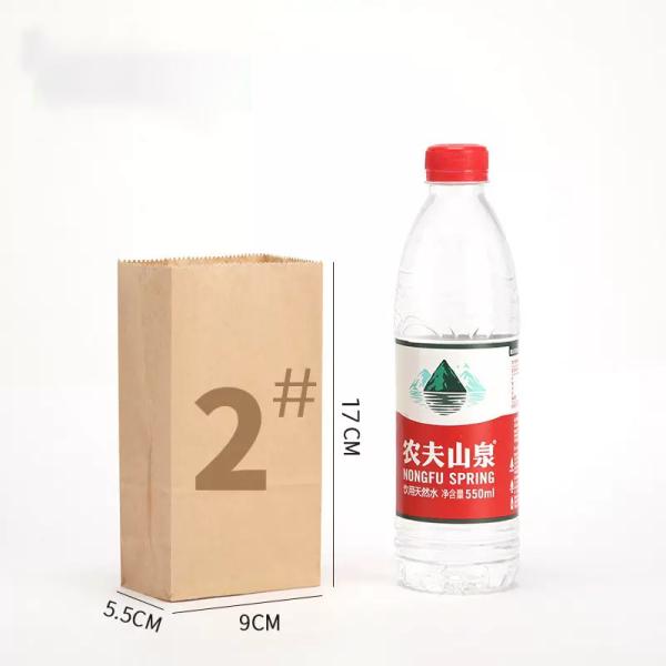 Перерабатываемые пакеты из крафт-бумаги, биоразлагаемые пакеты для упаковки продуктов питания