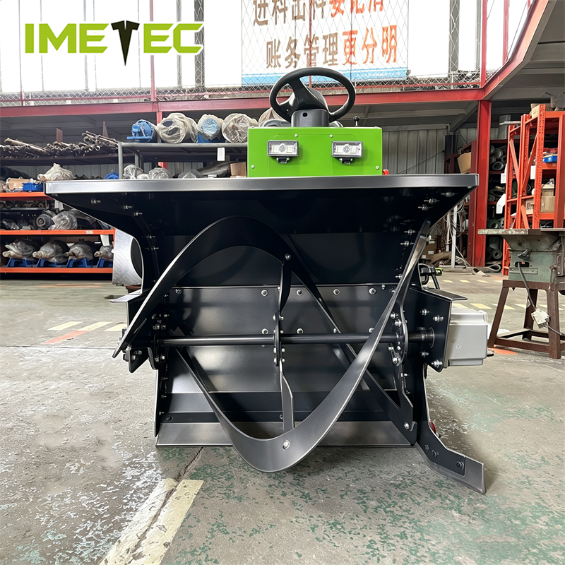 Adjustable Electric Cow Feed Pusher 60V 72V For For Cattle Sheep Ranches