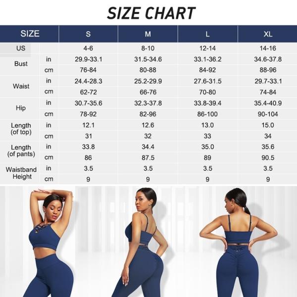 Verão Branco HEXIN Leggings com cintura e correias de criscross