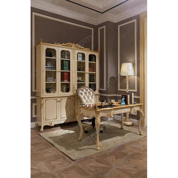 New Design Hand Carved Cabinet Wood with Doors and Drawers FW-126