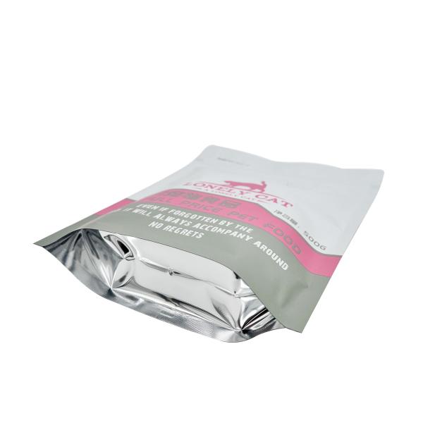 Aluminium Foil Coated Plastic Dog Treat Packaging Bags With Ziplock