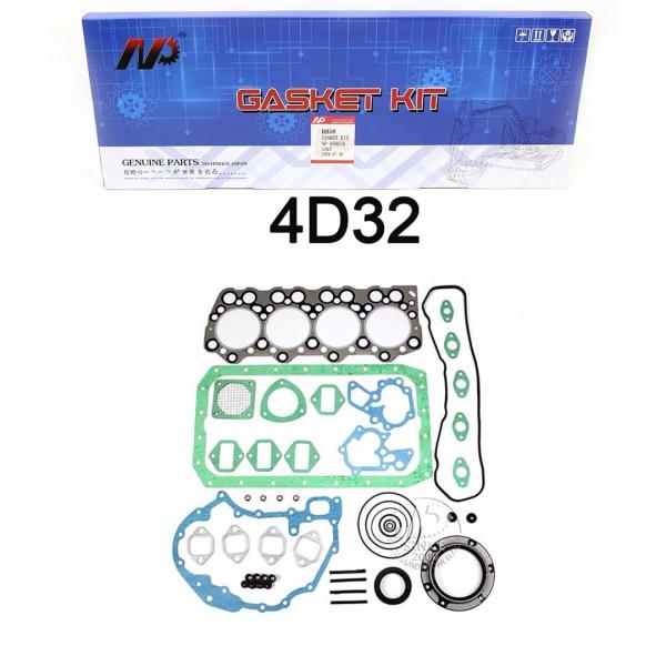 4D32 4D34 4M40 Mitsubishi Excavator Engine Overhaul Gasket Kit
