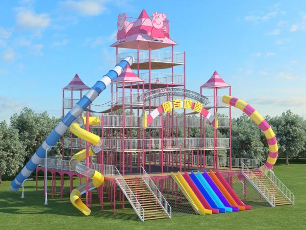 Custom 4-Seat Outdoor Seesaw for Playgrounds and Schools