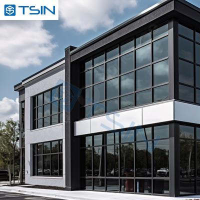 Taller de estructura de acero de 2000m2 de alta capacidad para almacenamiento y fabricación