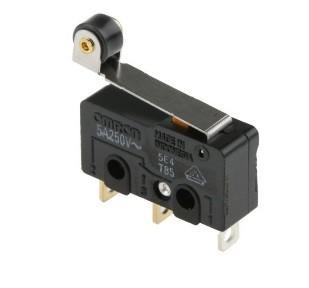 SPDT OMRON Snap Action Switch , SS 5GL2 Switch 5A 250VAC 0.49N Screw Mount Solder