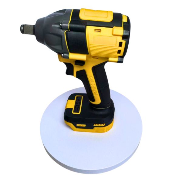 Professional 21V Brushless Cordless Impact Wrench - 350Nm High Torque, with Socket Set for Construction & Auto Repair
