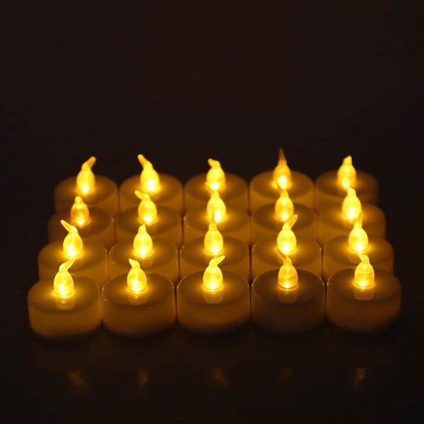 Bar Products Promotional LED Electronic Candle  Dia 3.7*5.4cm PP Logo Customized