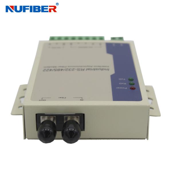 Din Rail Power Supply RS485/422/232 to Fiber Optical Media Converter Serail to Fiber Converter ST Connector
