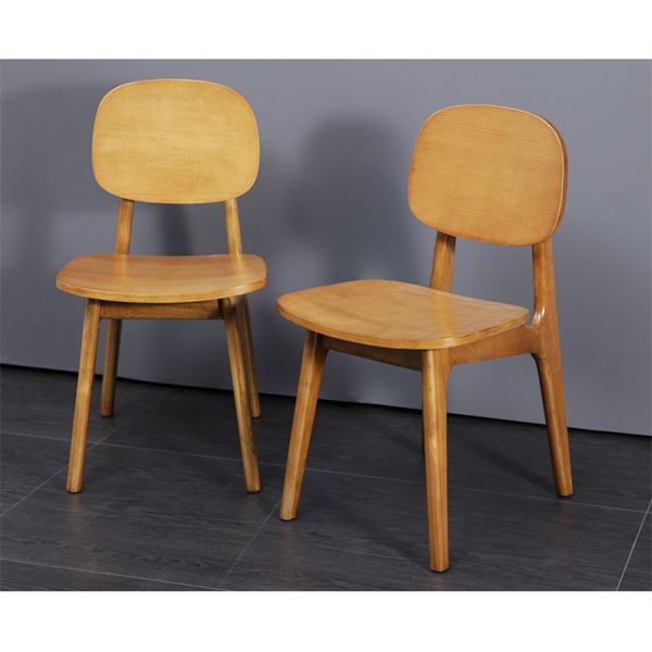 Restaurant Cafe Simple Design Wood Dining Chair