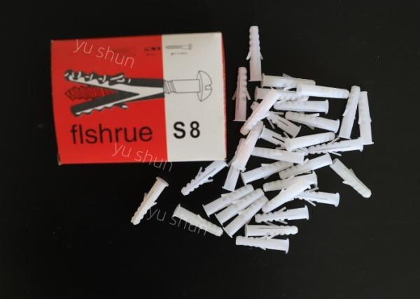 Expanded Screw Plastic Plug Plasterboard Fixings M6 M8 M10 M12 100pcs/Bag