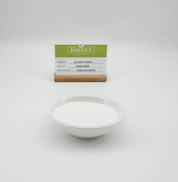 Food Grade Calcium Citrate Powder For Dietary Supplements Cas 813-94-5