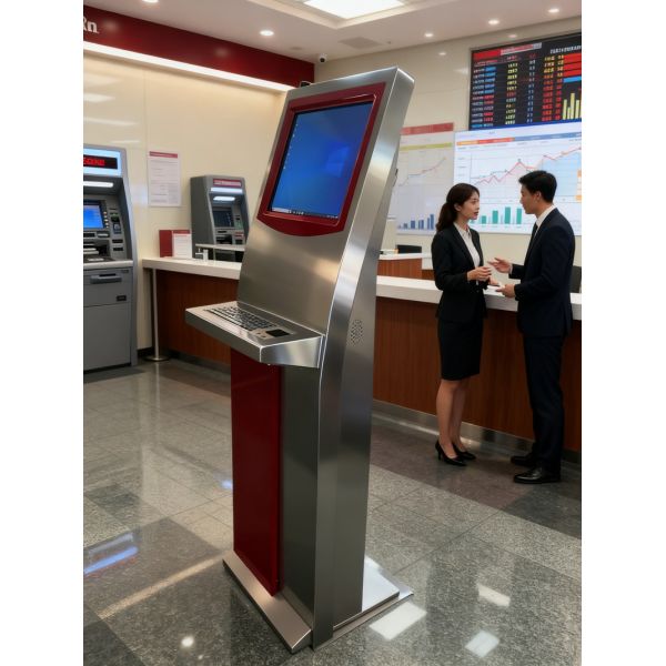 Floor Standing Touch Screen Kiosk engineered to provide interactive experiences in shopping malls airports and exhibition centers