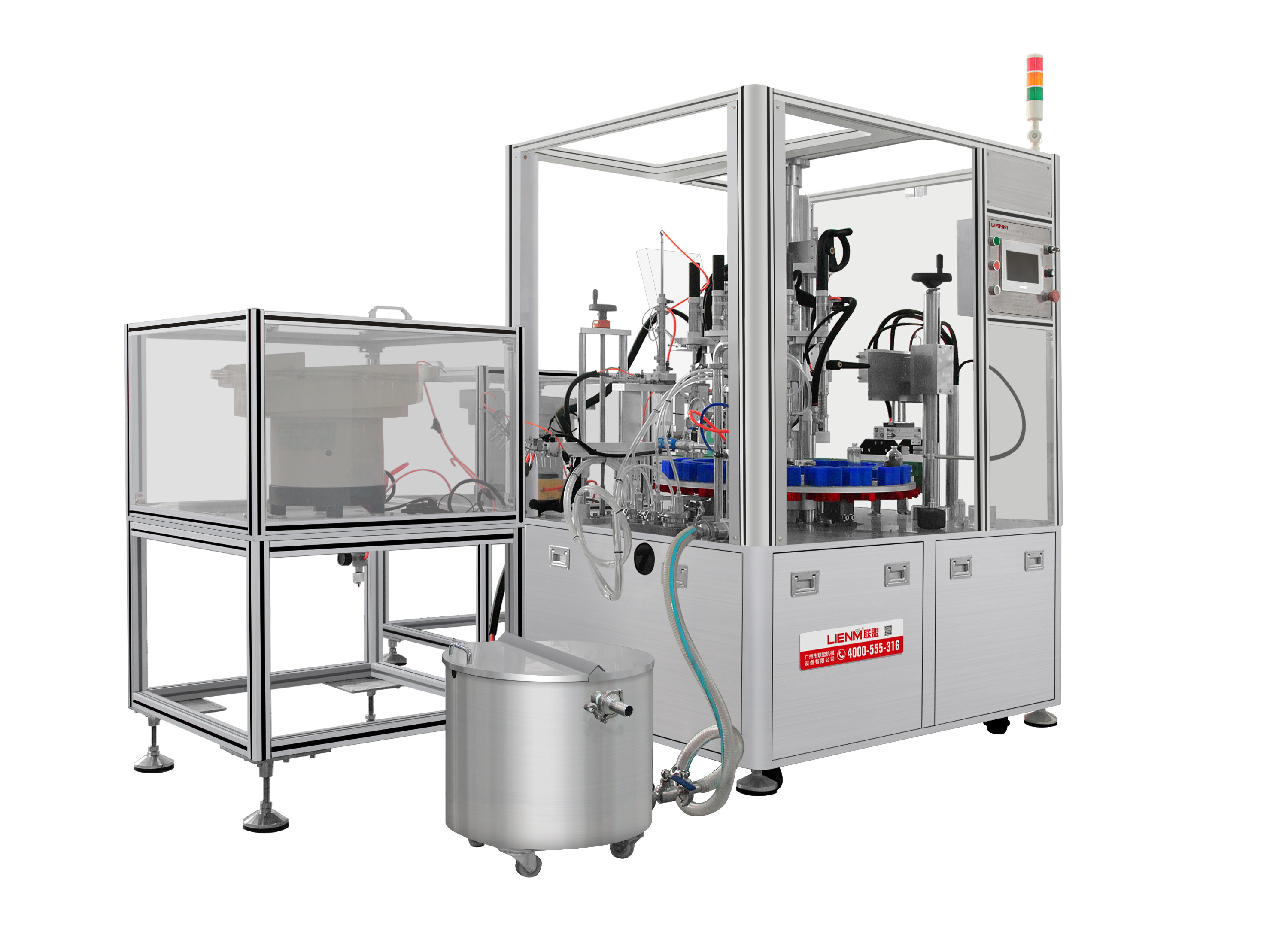 Explosion proof Fully automatic pneumatic pneumatic perfume bottle crimping machine perfume collar capping machine