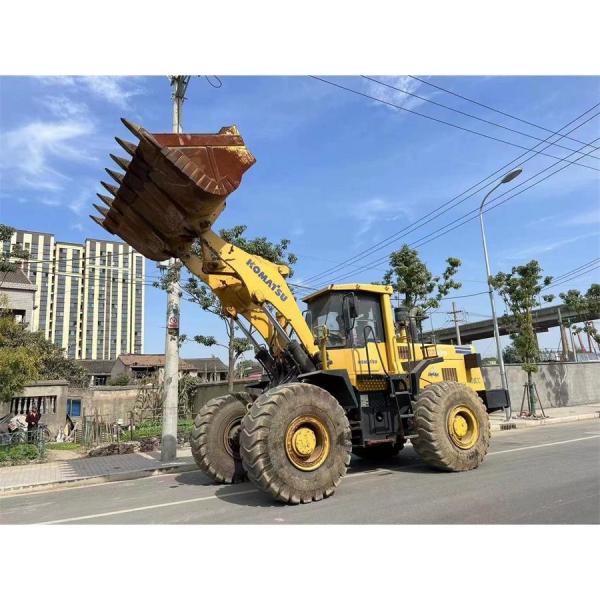 Japão Origem Komatsu WA470 Carregador da roda dianteira Carga nominal 7Tons