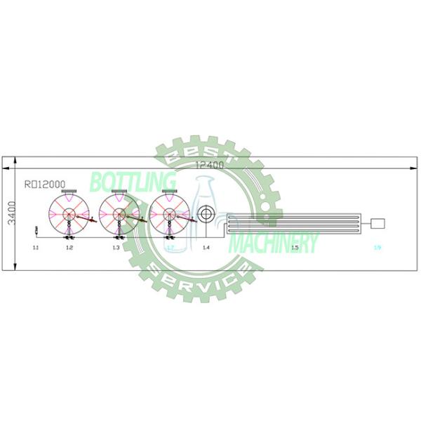 5 Gallon Bottle Filling 12 Ton Per Hour Water Purifying Machine