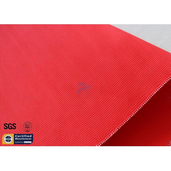 Fiberglass Fire Blanket 480GSM 0.43MM Red Acrylic Coated Fiberglass Cloth