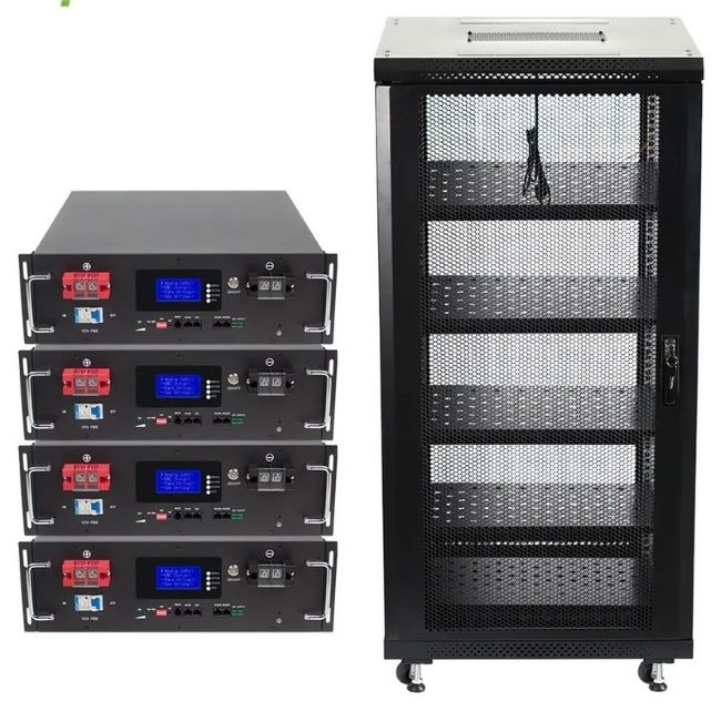 Литийная батарея с решеткой Солнечная система 5KWH 51.2V 100Ah LiFePO4 батарея