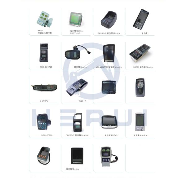 High Quality China Made DX220A DX225LCA Monitor 300426-00202 for Doosan Excavator Parts
