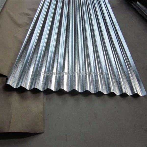 Z61-Z90 Galvanized Corrugated Roofing Sheet Regular Spangle AiSi ASTM BS DIN GB JIS