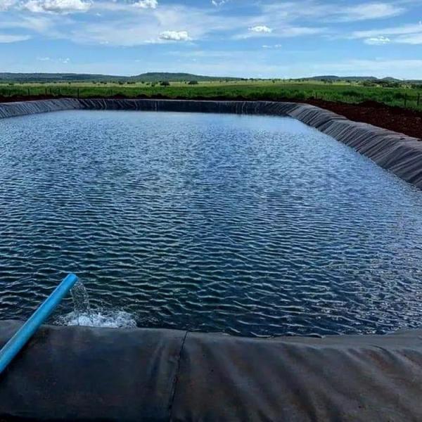 1.0mm HDPE Geomembrane for Fish Pond Width 1-6m Chemical Resistant Black Geomembrane