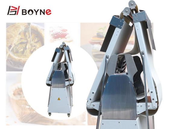 Massa de aço inoxidável Sheeter 220v da pizza do tampo da mesa para a padaria da pastelaria