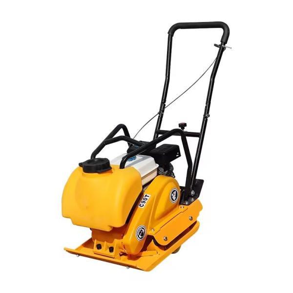 Construction Road Work Area C90T Soil Handheld Forward Vibratory Plate Compactor Machine with 20KN Centrifugal Force