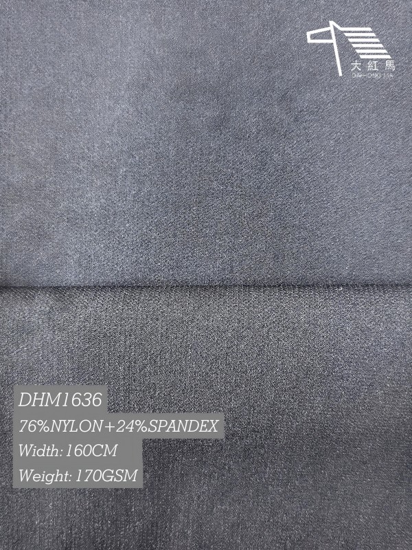 76% Nylon 24% Spandex Double Knit Fabric 4 Way Stretch 170GSM