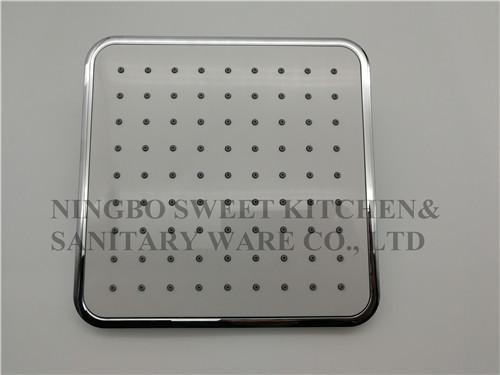 ABS material shower head hand shower square top shower spray shower set single flows bathroom accessories
