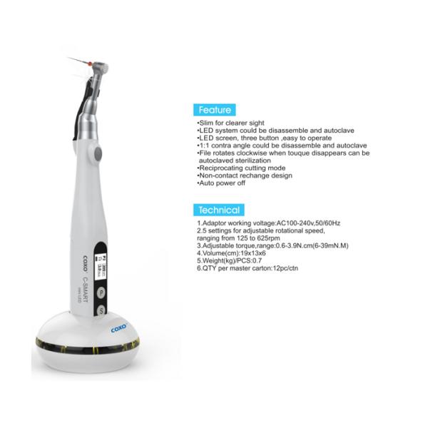 COXO Белый эндомотор корневого канала 125 - 625 оборотов