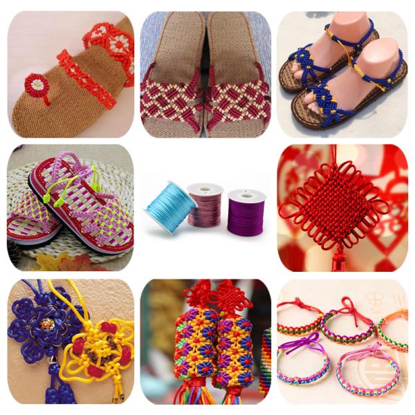 1 мм толстый нейлоновый плетеный шнур для самодельного изготовления браслетов и ожерелий из бусинок