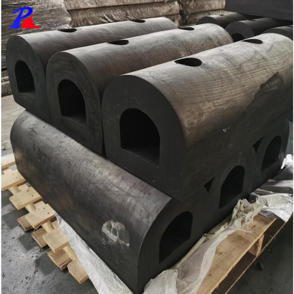 Black/Grey D Type Rubber Fender for Customized Size Dock and Marine Ship Boat