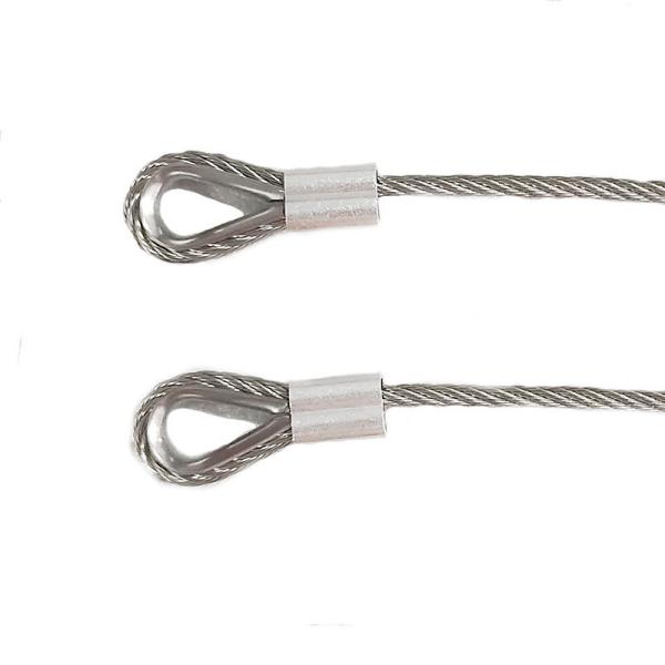 Cable de protection contre les chutes revêtu en PVC