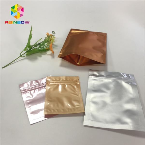 Heat Seal Stand Up Pouch Packaging Custom Printed Aluminum Foil Vacuum Packing Bags