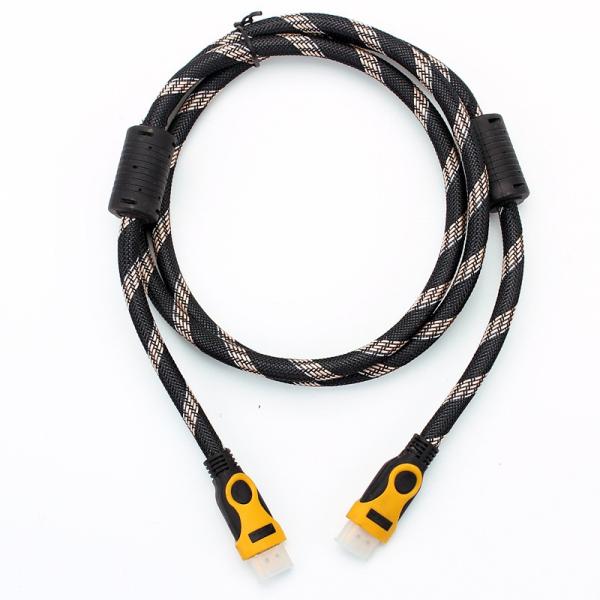 1080P Lightning HDTV Cable Nylon Braid Mesh 2m 3m 5m 100m 10.2Gbps Male To Male