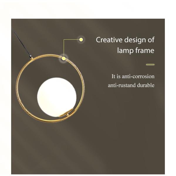 AC 220V Bedroom Pendant Lights 200*35mm 3C CE Certificated