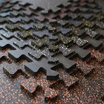 Recycled SBR EPDM Granules Rubber Flooring Mat Interlocking Anti Fatigue Mats
