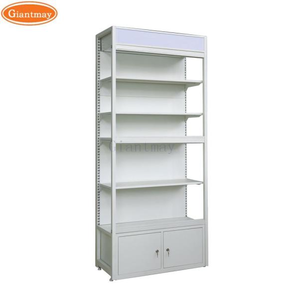 Store Iron Retail Gondola Shelving Double Sided Supermarket Shelves
