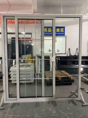 Easy For Installment Thermal Break  Alumimum Sliding Glass Door With Double Tempered Glaze