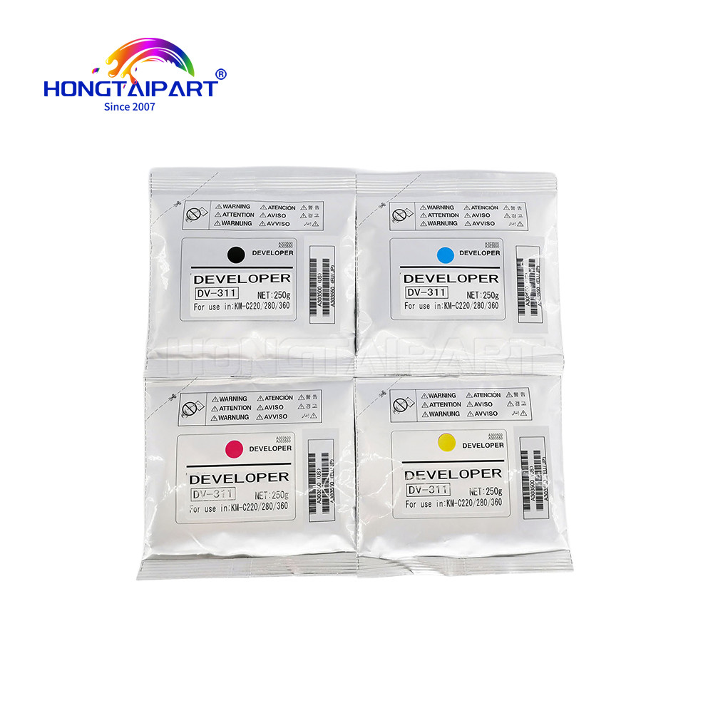 A1UC500 A303500 A1UC550 Разработчик порошка для Konica Minolta C215 C220 C221 C281 C2158 C280 C360 DV-116 DV-411 DV-311