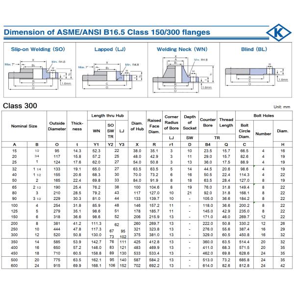 Труба нержавеющей стали шеи сварки служит фланцем ANSI B16.5 WN ASTM A182 ASME