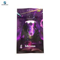 Fábrica personalizar erva CBD embalagem saco de fecho com amostras grátis Delta 9 sacos Mylar