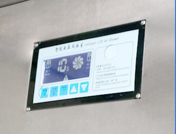 Алюминиевый туалет с воздушным душевым шкафом