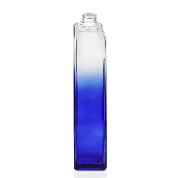 330ml/500ml/700ml/750ml Capacity Square Transparent Glass Bottle for Carbonated Drinks