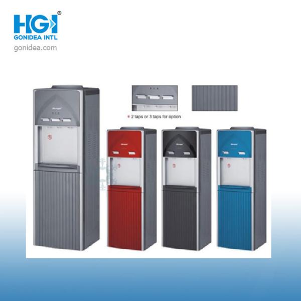 Распределитель холодной воды нержавеющей стали 3 кранов горячий теплый со шкафом хранения